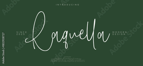 Classy minimalist elegant luxury alphabet font suitable for branding, logo, etc.