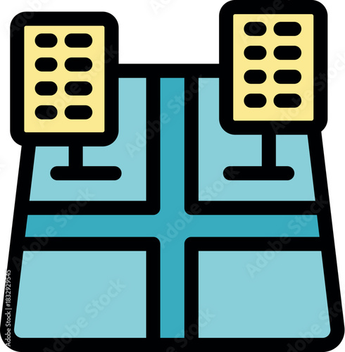 Racing simulator pedals enhancing gaming experience with realistic feedback and control