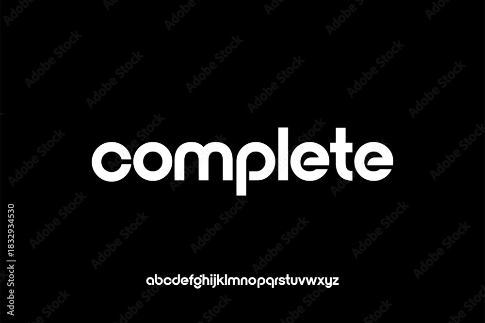 Fototapeta premium Complete wordmark in a modern rounded sans-serif typeface with lowercase letters.
