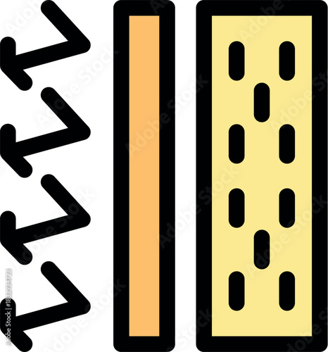 Breathable textile diffusing air currents through its porous structure, ensuring good ventilation and comfort