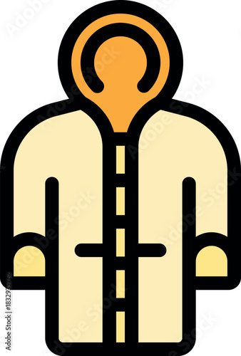 Medical gown and hood protecting doctor from contamination or spreading viruses