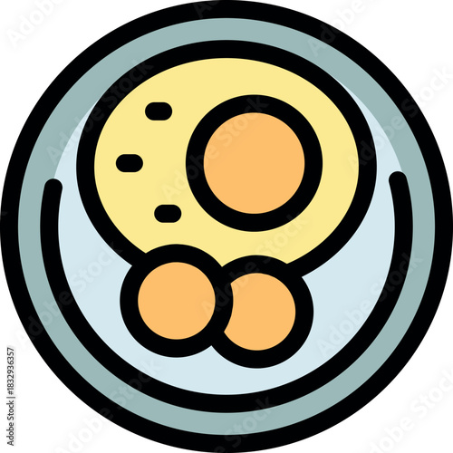 Delicious traditional food from angola called funge, served with pirao and moamba de galinha