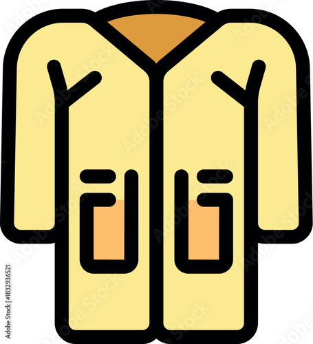 Stylish yellow trench coat featuring wide pockets and prominent lapels, ideal for fashion conscious individuals seeking both protection and style