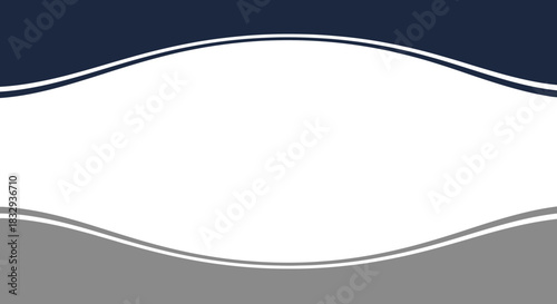 Abstract Wavy Background with White Space for Text.