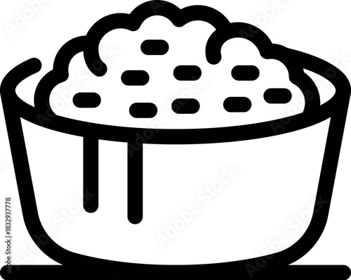 Quinoa seeds overflowing a bowl, representing healthy eating and growth