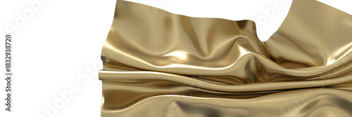 3D render of Gold Cloth abs...