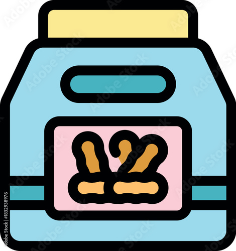 Carton package containing dried chanterelle mushrooms, ensuring long lasting quality and taste