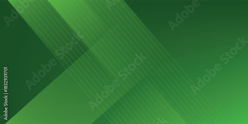 Abstract green sporty background template vector with shiny lines and lights. Green background with strong pattern design.Eps10 vector
