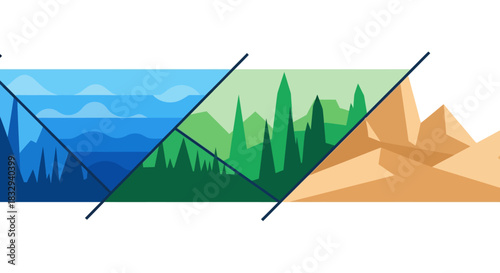 Diverse Landscapes Representing Different Ecosystems and Climates.