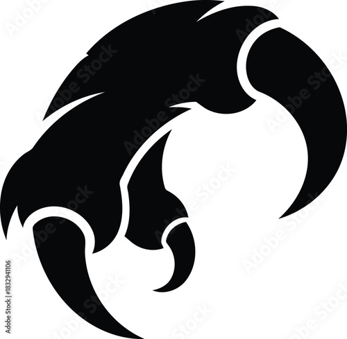 Powerful Black Claw Mark Symbol.