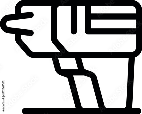 Electric glue gun heating and dispensing adhesive for various applications