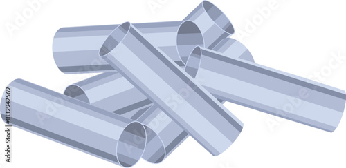 Metal pipe materials for industrial infrastructure development