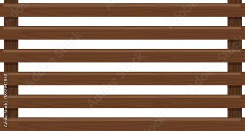 Wooden fence planks creating rustic barn barrier