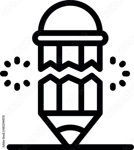 Broken pencil is writing under pressure on a surface, experiencing stress and burnout