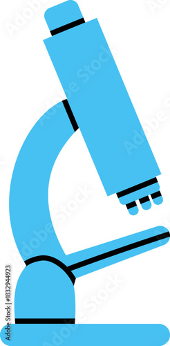 Blue microscope studying science healthcare research technology laboratory