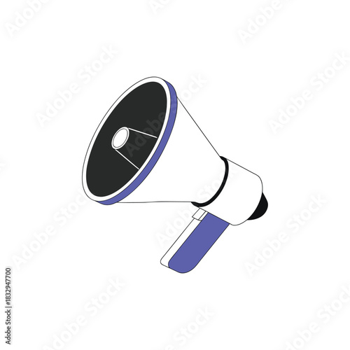 Megaphone speaker for announce, advertising, promotion, and Grand sale