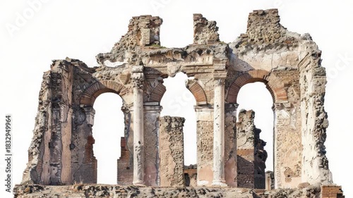 Wallpaper Mural Video An old building with a clock on top, perfect for use in historic or vintage-themed designs Torontodigital.ca