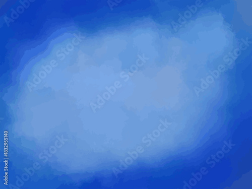 青の水彩グラデーション抽象背景ベクター /Blue Watercolor Gradient Abstract Background Vector