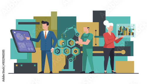 Digital transformation uniting management industry and urban technology