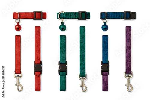 Colorful cat collars with bells for safe outdoor enjoyment, designed for comfort and style in various shades