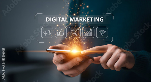 Boost your online presence with dynamic digital marketing solutions via mobile, perfect for social media engagement and driving business growth using innovative SEO strategies