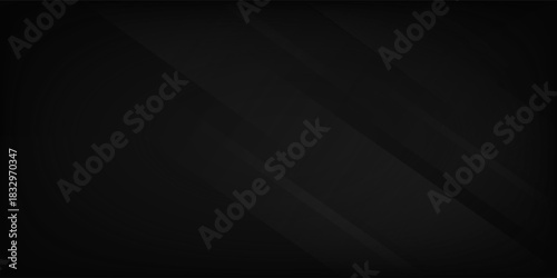 Dark deep black dynamic abstract vector background with wavy lines. Modern creative halftone premium gradient. 3d cover of business presentation banner for sale event night party. Soft shadow dots