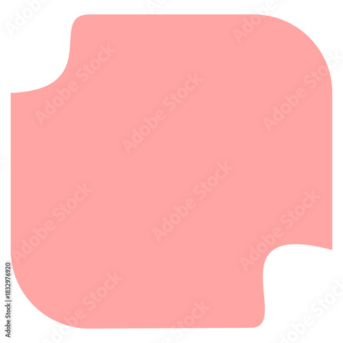 Modern Rounded Wavy Shape for Design Background