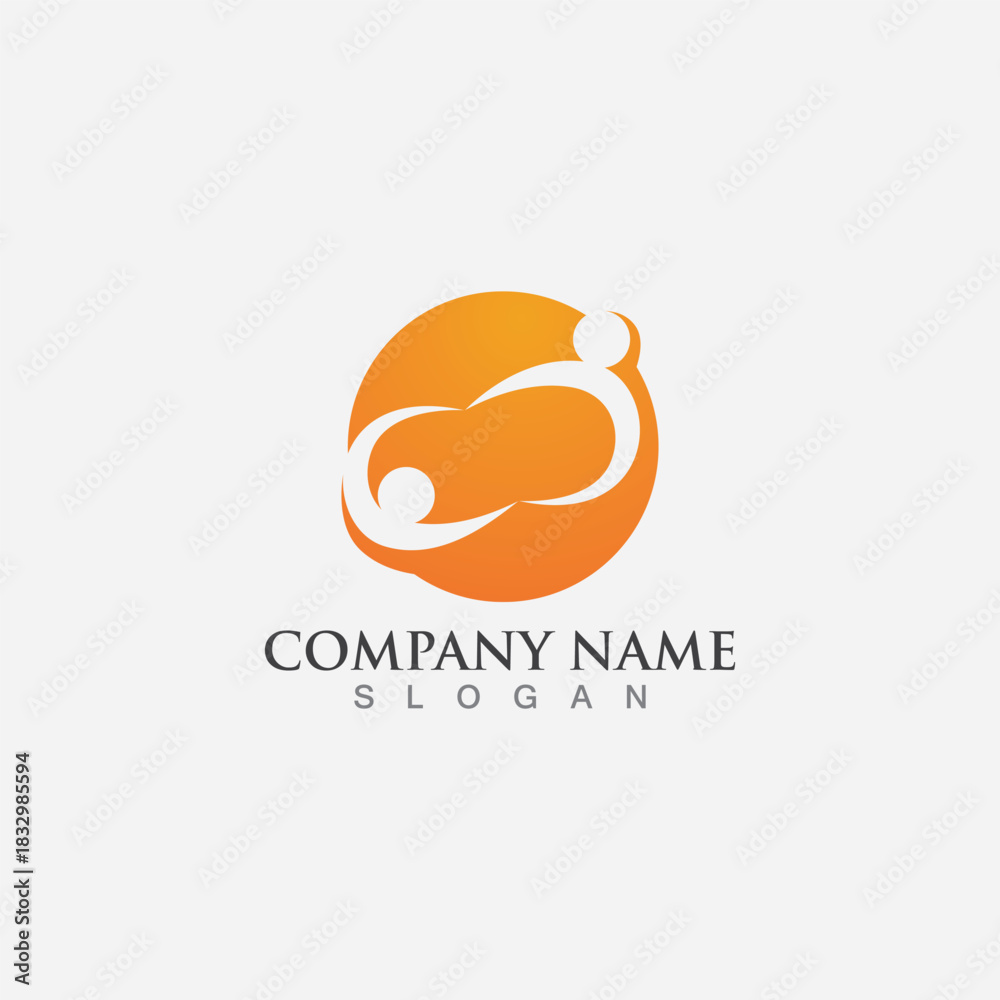 Obraz premium Community, network and social icon