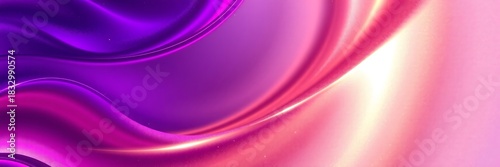 Vibrant abstract swirls of purple pink and gold light