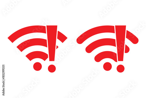 no wifi icon isolated on transparent background. Modern and editable no wifi icon. Simple icons vector illustration.