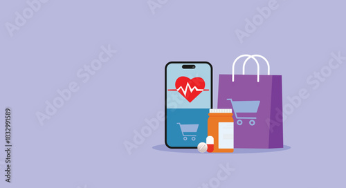 Online Pharmacy.Medicine Delivery and E-Commerce
