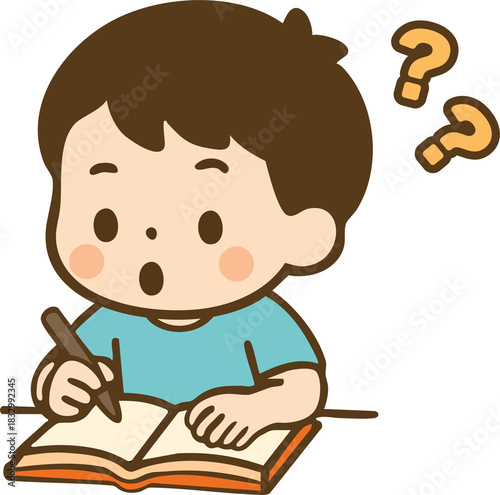Confused Little Kid Questioning Minimalist