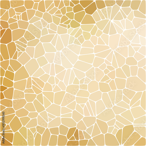 Abstract design element. Modern simple geometric graphic concept. Beige pebbles. polygonal style. eps 10
