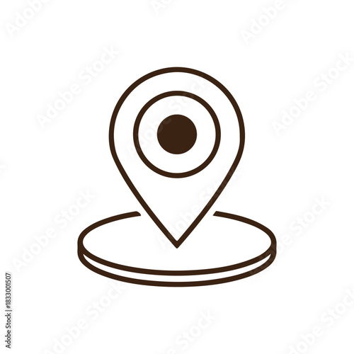 Tracking silhouette vector flat illustration design