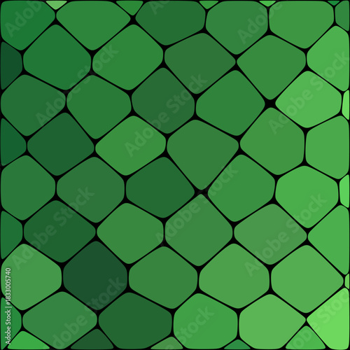 Geometric background with green pebbles. Design element. eps 10