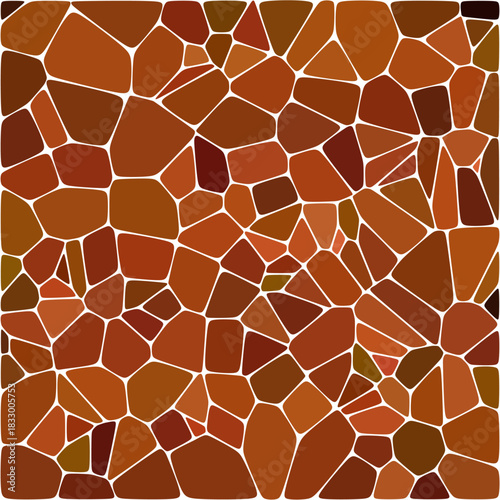 Stone plate paving pattern. Abstract geometric colorful shapes ornament vector texture. Color Pebbles. eps 10