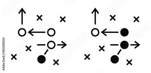 Process visualization showing transformation and optimization.