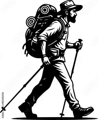 Camping & Mountain Adventure Silhouette Bundle