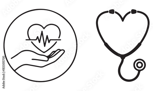 Health and Wellness Illustrations – Medical Clipart for Doctors, Lungs, Heart, Kidneys, and Vaccines