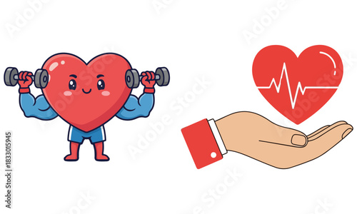 Health and Wellness Illustrations – Medical Clipart for Doctors, Lungs, Heart, Kidneys, and Vaccines