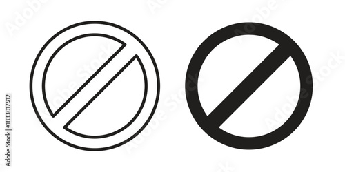 Blocked icon silhouette abstract design. vector clipart designs