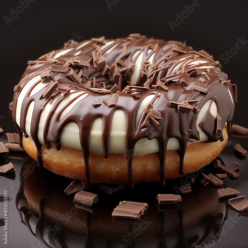 Gourmet Chocolate Glazed Donut