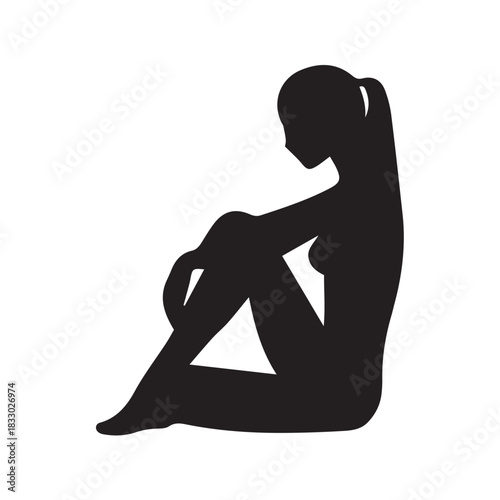 vector black woman silhouette