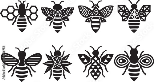 Geometric bees set
