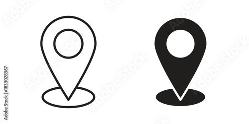 Gps icon silhouette abstract design. vector clipart designs