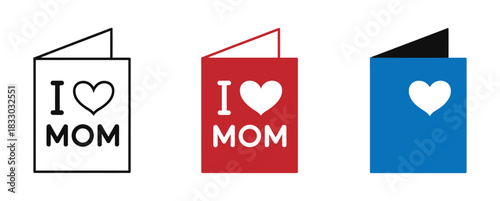 Celebrate Mom with stylish gift boxes for Mother's Day promotion .Happy Mother’s Day Silhouette Design .