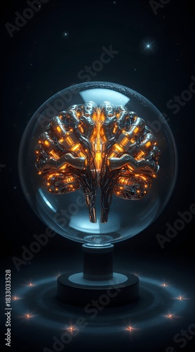 Wallpaper Mural artificial brain Torontodigital.ca