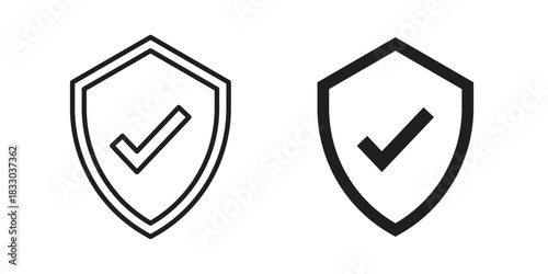 Free Download Protection icon silhouette abstract design. vector clipart designs - GFXLoad