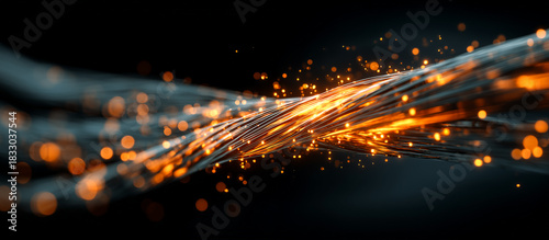 network cable with sparks