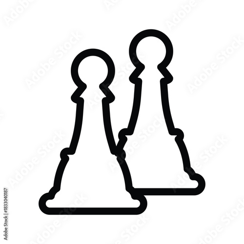 Chess pawn icon